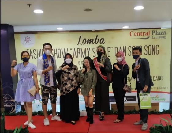 Vita Management dan Central Plaza Lampung Gelar Lomba Fashion Show Modelling Army Style