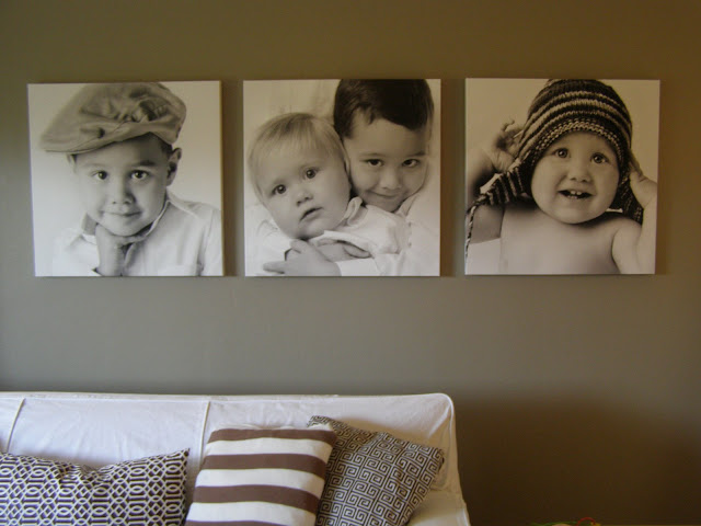 Canvas wall art.