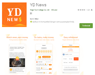 Cara Auto Claim ( NUYUL) Aplikasi YD News Di Termux Android