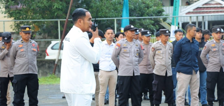 Polres Soppeng Kerahkan 253 Personil Pengamanan Pembukaan Porseni PGRI VI Tingkat Sulsel