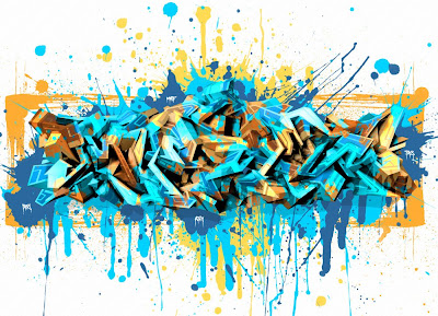 Fashion Software on Planet Galeri  3d Arrow Graffiti Wild Art With Spray Brushes  Bubble