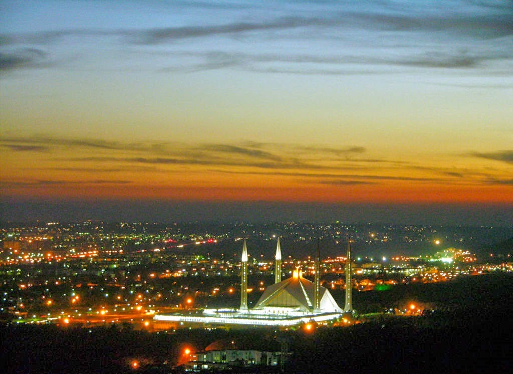 Faisal Mosque - View from Daman-e-Koh