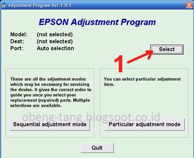 Cara Paling Mudah Reset Printer Epson TX110, TX111 Service Required