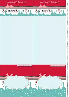 Retro Christmas: Free Printable Candy Bar Labels.