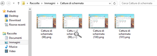 cattura schermo