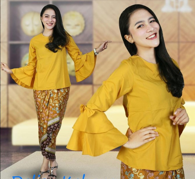 27 Model  Kebaya  Lengan  Terompet  Modern Model  Baju  Muslim 