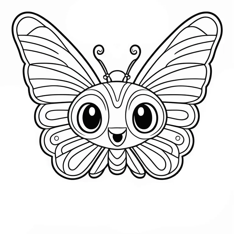 Personagem Borboletinha desenho infantil imprimir colorir