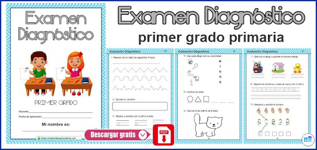 Examen Diagnóstico primer grado primaria