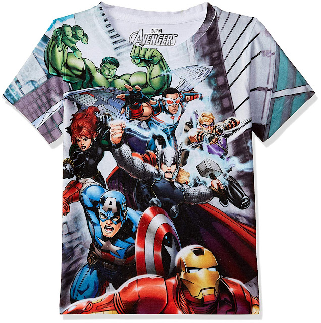 Amazing Marvel Avengers Multicolors Polyester T-Shirt