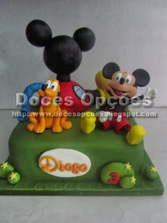 bolos aniversário mickey