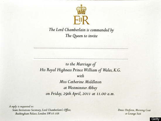 royal wedding invite 2011. royal wedding invitation 2011.