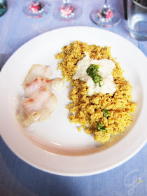 Israele Cous Cous alla crema di melanzane, limone e cernia