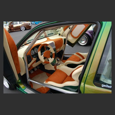 interior of car