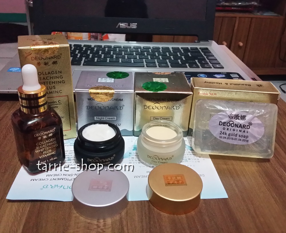 paket deoonard gold serum bleaching