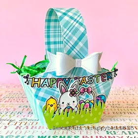 Sunny Studio Stamps: Chubby Bunny Customer Treat Bag by Scrappy BethB