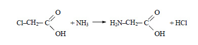 Реакция аммиака с уксусной. Хлоруксусная кислота формула. Формула хлоруксусной кислоты. Из хлоруксусной кислоты в аминоуксусную кислоту. Аминоуксусная кислота получение из хлоруксусной кислоты.