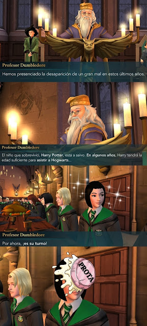 Hogwarts Mystery fotonovela dumbledor