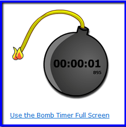 Online stopwatch time bomb