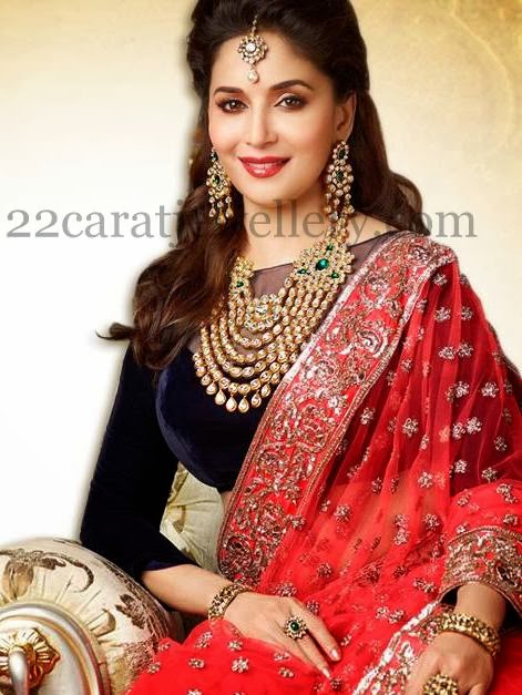 Madhuri Dixit PNG Kundan Haar