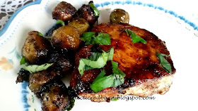 Eclectic Red Barn: Balsamic Chicken with Brussels Sprouts