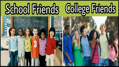 Image result for school vs college friends