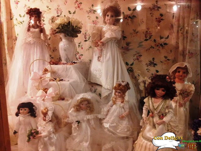 Dolls with wedding gowns