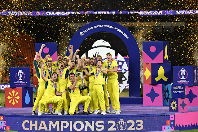 உலகக் கோப்பை தொடரில் 6-வது முறையாக ஆஸ்திரேலியா சாம்பியன் / AUSTRALIA BECAME 6TH TIME CRICKET WORLD CUP CHAMPIONS