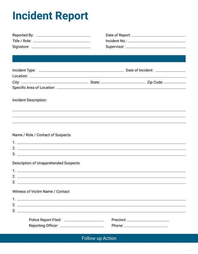 Report Template – Word Templates for Free Download