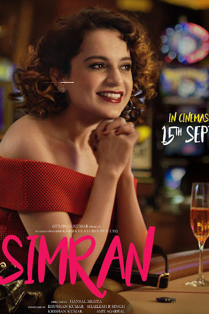 Simran Movie HD Poster Image 2017