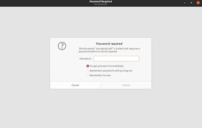 a PDF file has encrypted by password using a python program
