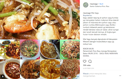 mie sagu Top Kuliner Riau Paling Populer