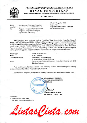 Contoh Surat Dinas Resmi Terbaru 2013