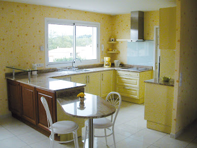 wall decor - Kitchen contemporary wallpaper design, wall wallpaper