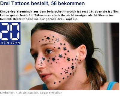Você já ouviu estórias de pessoas que foram fazer uma tatuagem super moderna Você já ouviu estórias de pessoas que foram fazer uma tatuagem super moderna