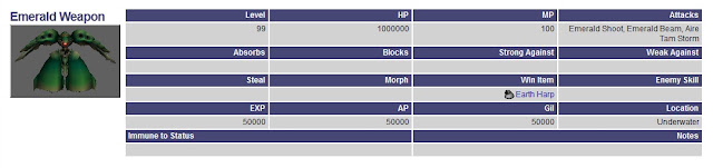 How To Defeat Emerald Weapon In Final Fantasy VII