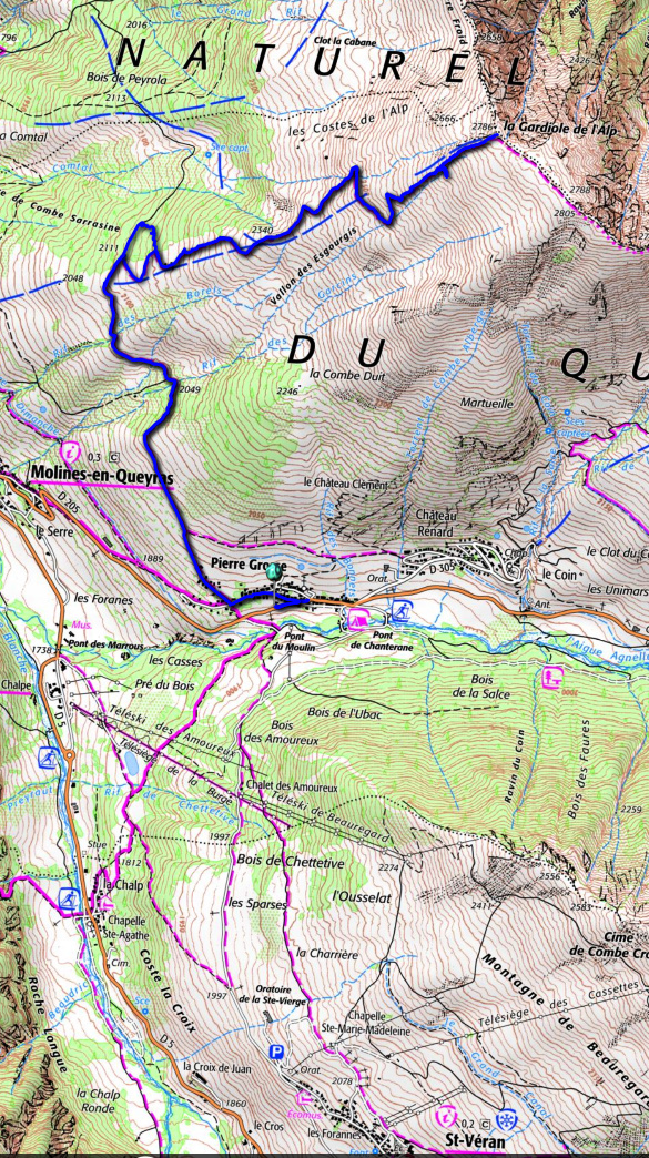 Gardiole de l'Alp hike trail