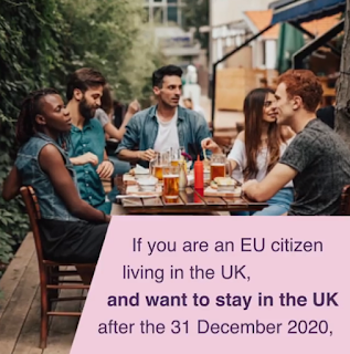 caption: If you are an EU citizen living in the UK, and want to stay in the UK after the 31 December 2020...