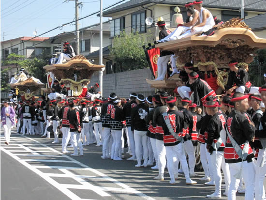 2009年（21年度） 久世地区だんじり祭り 宮入・見送り ＜大阪 堺市＞