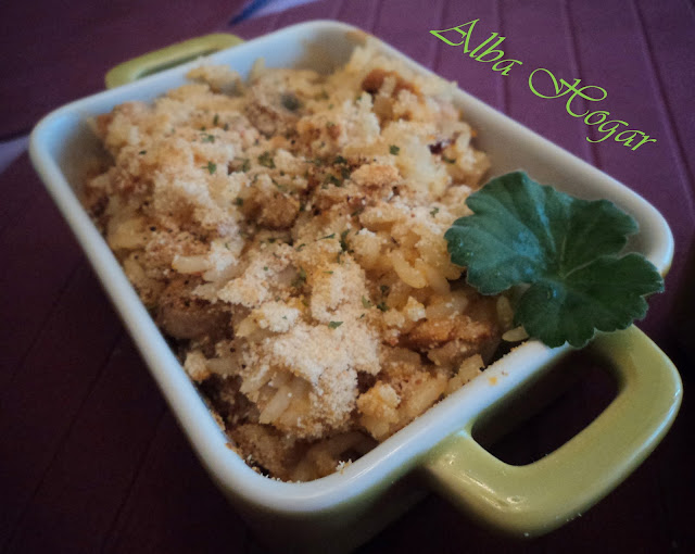 arroz gratinado alba hogar