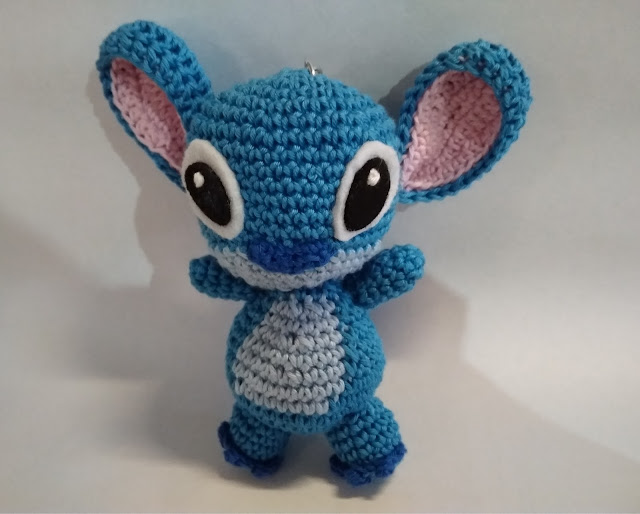 PORTACHIAVI AMIGURUMI STITCH