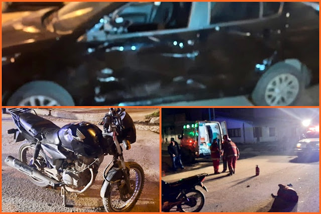 Motociclista herido gravemente en un choque en Ushuaia
