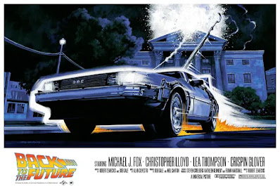 Back to the Future Screen Print by Paul Mann x Bottleneck Gallery