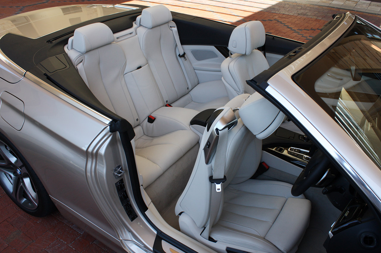 2012 BMW 6 SERIES CONVERTIBLE SEAT DESIGN