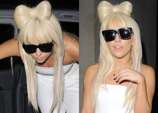 lady gaga hair bow poker face. Come on Lady Gaga,