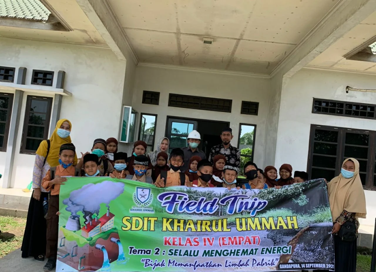 Berlanjut, SD IT Khairul Ummah Field Trip ke Pabrik Kelapa Sawit Gandapura