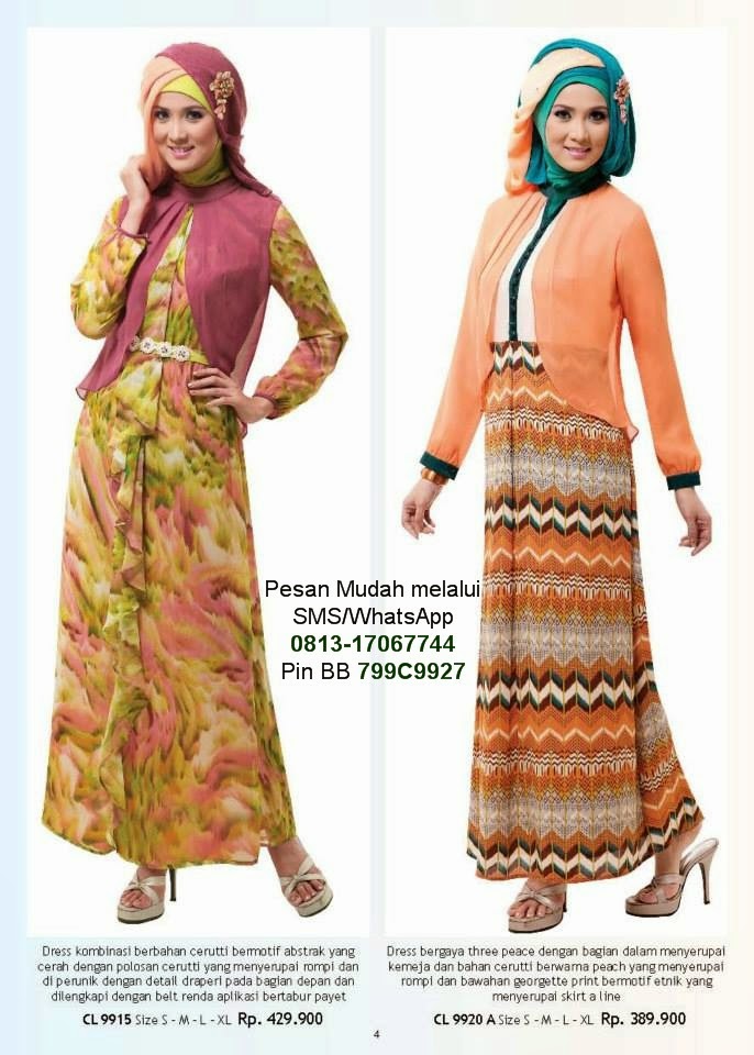Butik Baju Muslim Terbaru 2018: Model Baju Muslim Gamis Modern