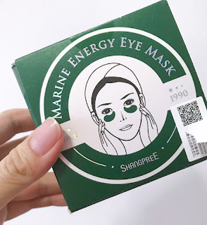 Shangpree Marine Energy Eye Mask QR Code for Authenticity