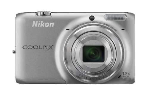 Nikon COOLPIX S6500 16 MP Digital Camera with 12x Zoom and Built-In Wi-Fi (Silver)