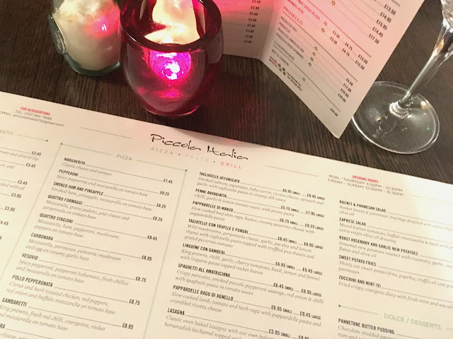 Piccola Italian restaurant Litherland - Just Add Ginger blog