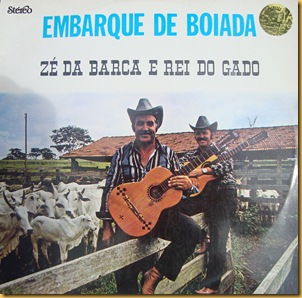 Zé da Barca e Rei do Gado - Capa